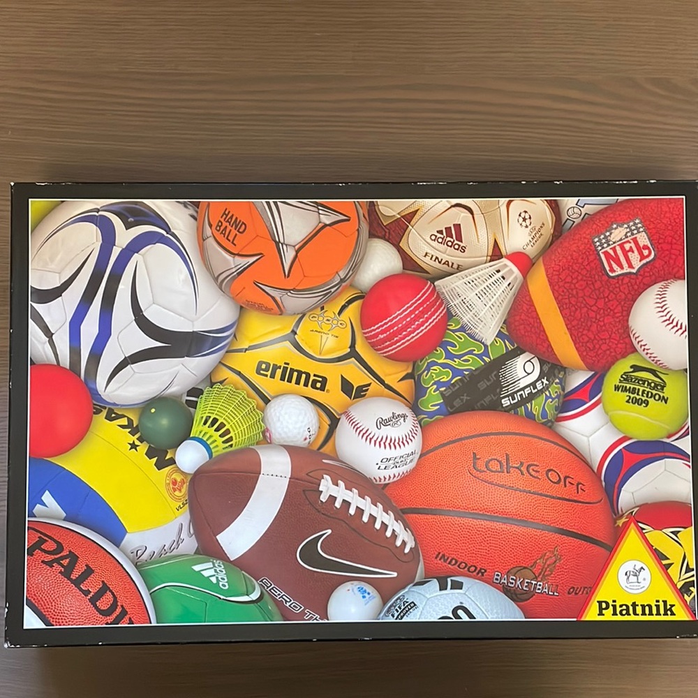 Piatnik 1000 piece puzzle. Sports theme.